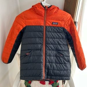 Patagonia Kids reversible sweater hoody